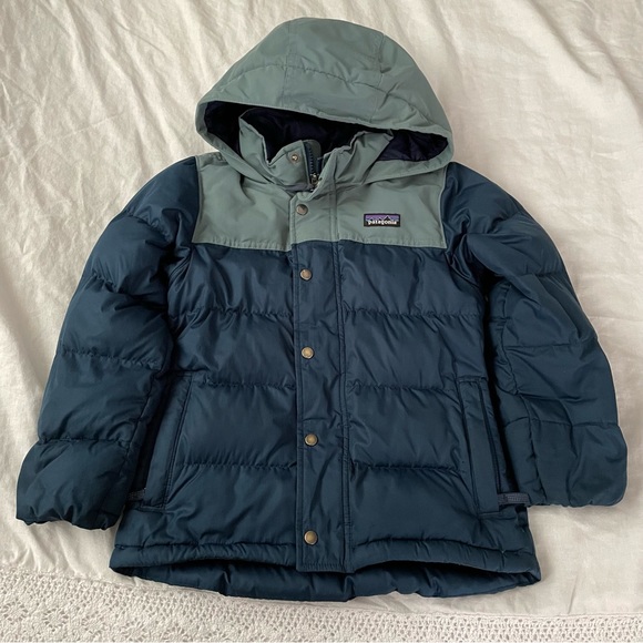 Patagonia Other - Patagonia Boy Size XS (5-6) Hi Loft Puffer Jacket Blue